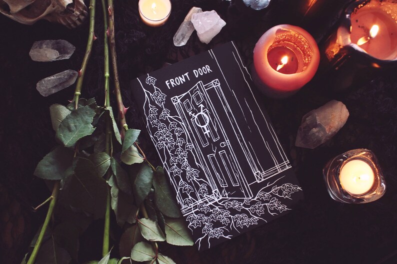 Front Door ZINE - A Love Letter To Trans & Non-Binary Folks - Transgender Pride Empowerment Affirmation Acceptance LGBTQ Illustration Art