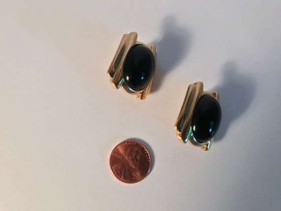 Vintage Trifari Mid Century Seventies Stud Earrin… - image 3