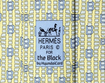 Hermes Men's Silk Limited Edition Tie for "the Black" Pattern 5463 | Necktie Cravate