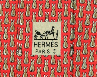 Hermes Men's Silk Tie Whimsical Pattern 7900 | Necktie Cravate