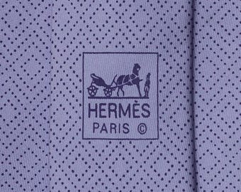 Hermes Men's Silk Tie Geometric Pattern 5184 | Necktie Cravate