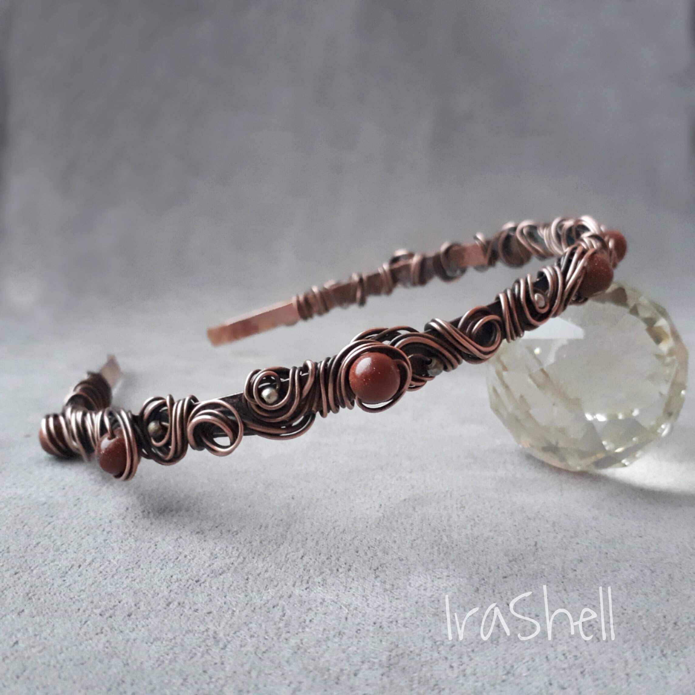 Copper headband for women Hair Accessories chain for hair Etsy