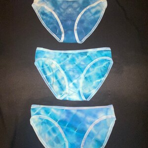 Tiedye Bikini Panties - Small - 3  Pair