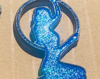 1.5” Blue Hooper Hat Pin