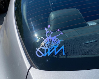 Ganja White Night Car Decal