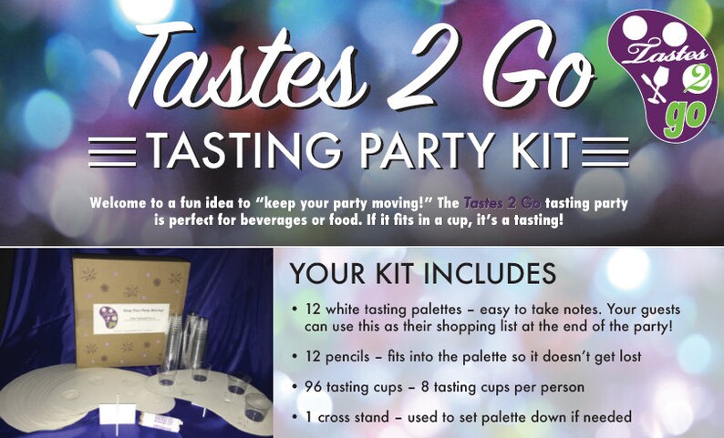 Tastes 2 Go Tasting Party Kit image 2