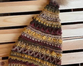 Crochet Pixie Hat Adult