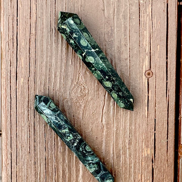 Kambaba Jasper Double Pointed Wand • 5" Avg