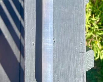 Selenite Wand • 5”-6” long • Pencil Shape Fully Polished • Single-Terminated Polished Selenite Wand • 100% Natural Moroccan
