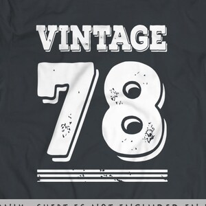 Compleanno Svg Vintage 78 1978 Over The Hill 40th Birthday Bday Dxf Eps Uso commerciale Svg Cut Files Download istantaneo dei file