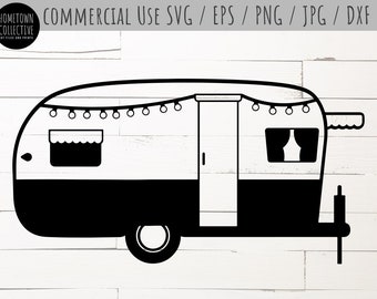 Download Camper silhouette | Etsy