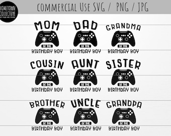 Download Gamer Birthday Svg Etsy