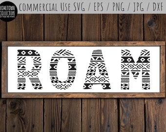 Roam Svg Boho SVG Cut File - Patrón
