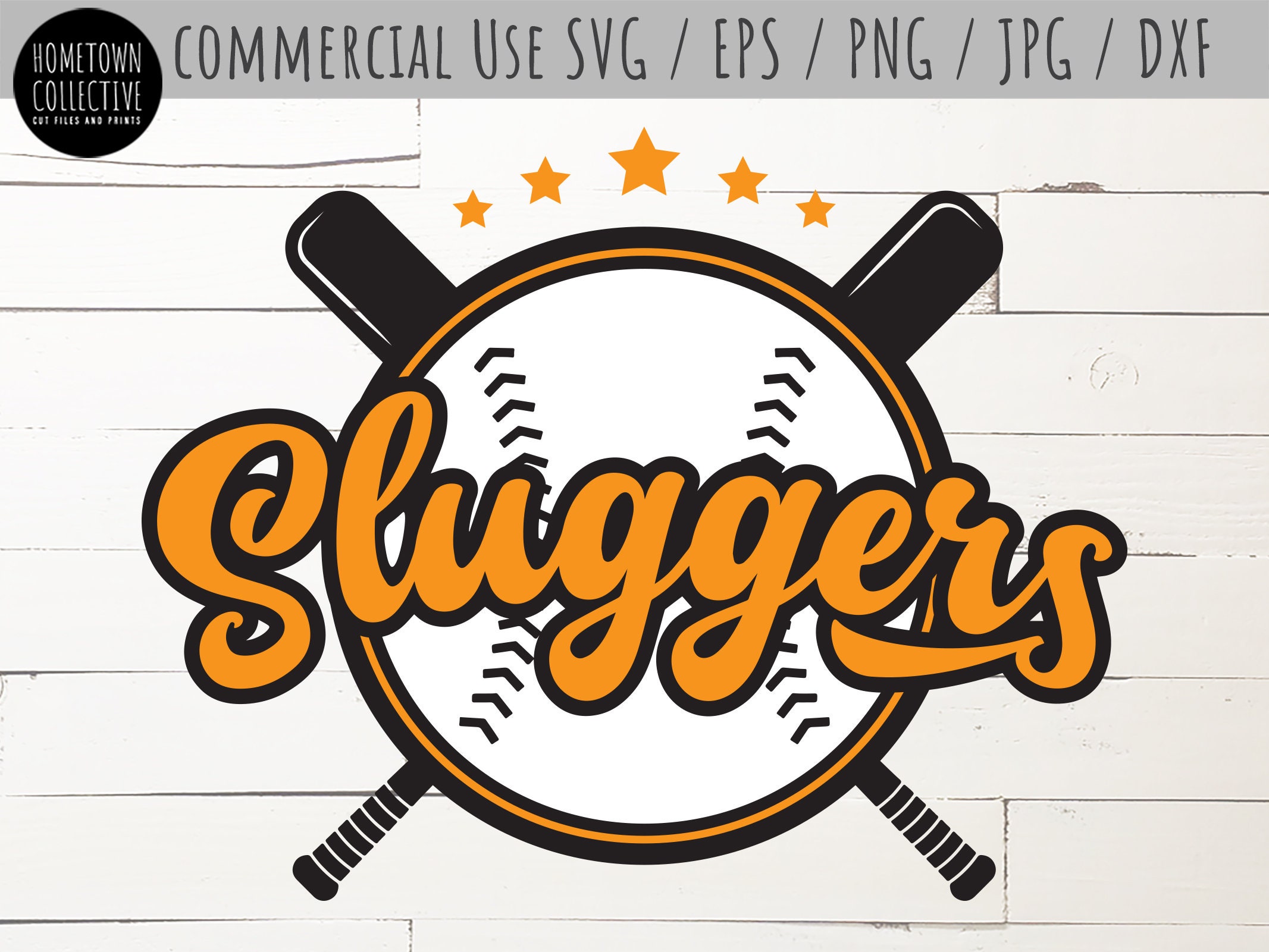 Baseball Svg Sluggers Baseball Svg Youth Sports Svg Etsy UK