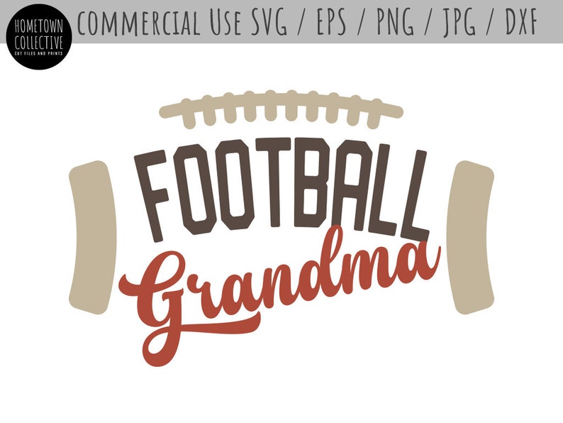 Football Svg Football Grandma Grandma Svg Sports Grandma  Etsy