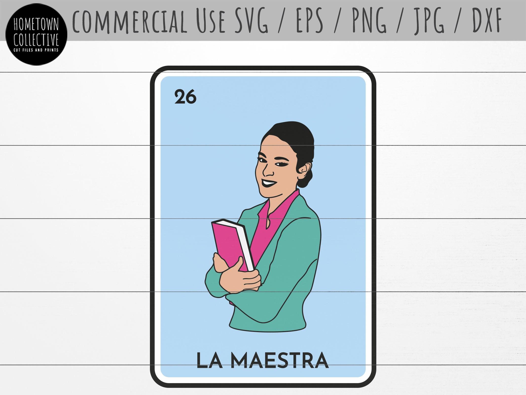 La Maestra Svg Mexican Bingo Svg Teaching Bingo Mexicano - Etsy Singapore