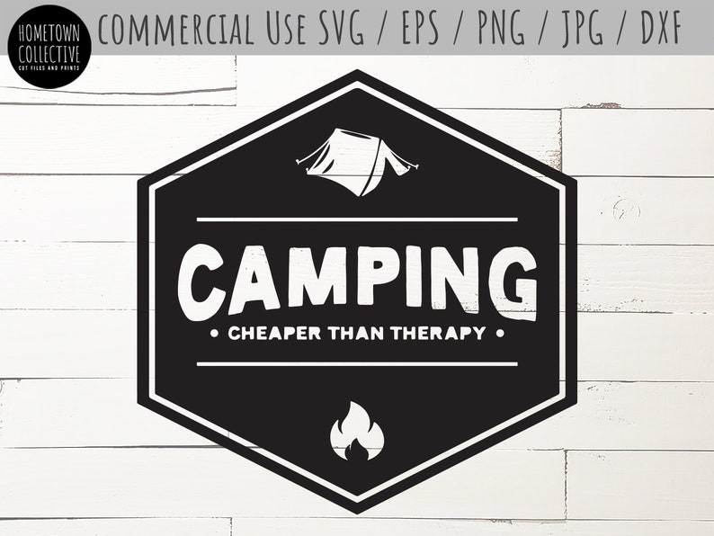 Download Camping SVG Cheaper Than Therapy Svg Tent Svg Summer Svg ...