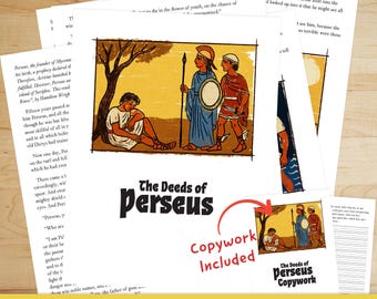 Perseus | Greek Mythology | Mycenaean Culture | Classical Education & Homeschool Curriculum Digital Printable History Files