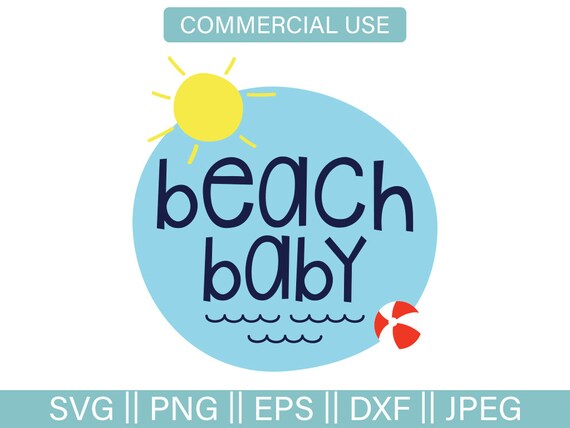 Download Beach Svg Baby Svg Beach Baby Svg Summer Svg Ocean Svg Etsy