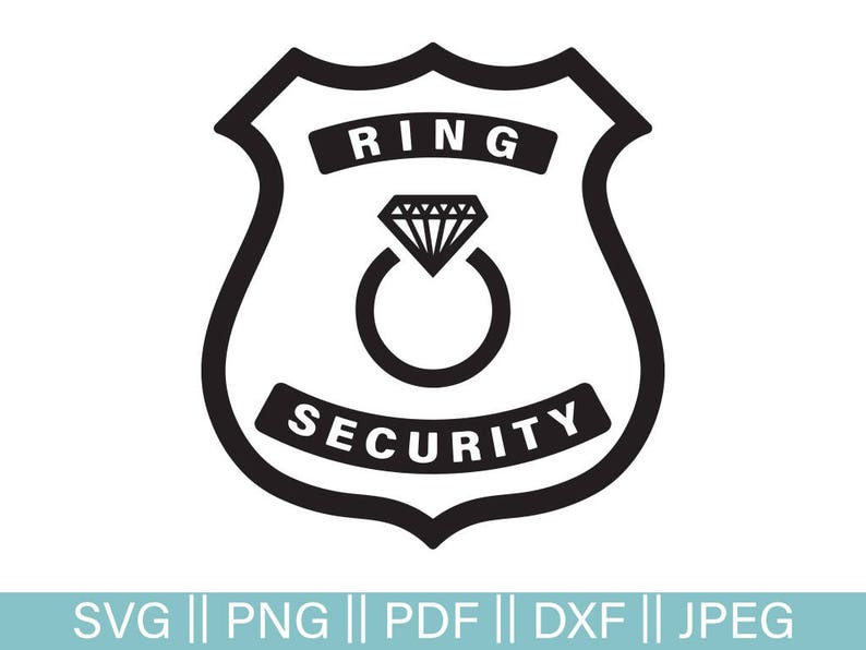 Wedding Svg Ring Security Svg Ring Bearer SVG Cute Wedding | Etsy