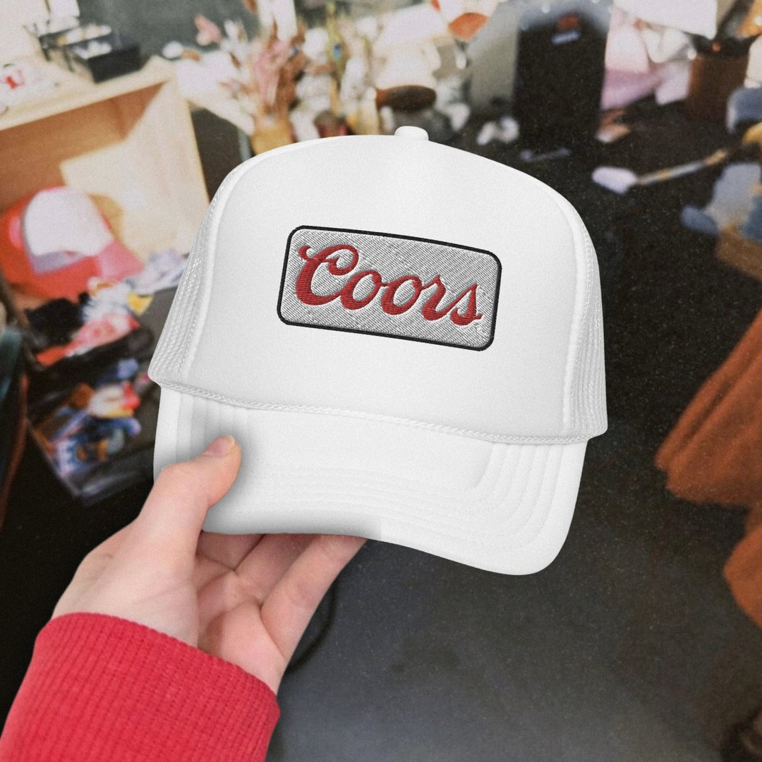 Coors Banquet Landscape Retro Vintage Washed Ropebrim Snapback Hat Trucker Hat Hats Gift, Cool
