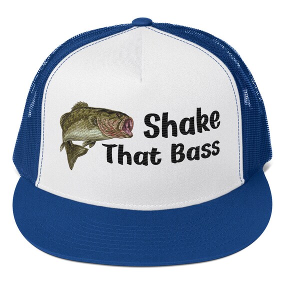Shake That Bass Mallard Hat Co. OFFICIAL Fishing Hat, Funny Fishing Hat,  Country Hat, Bass Pro Hat 
