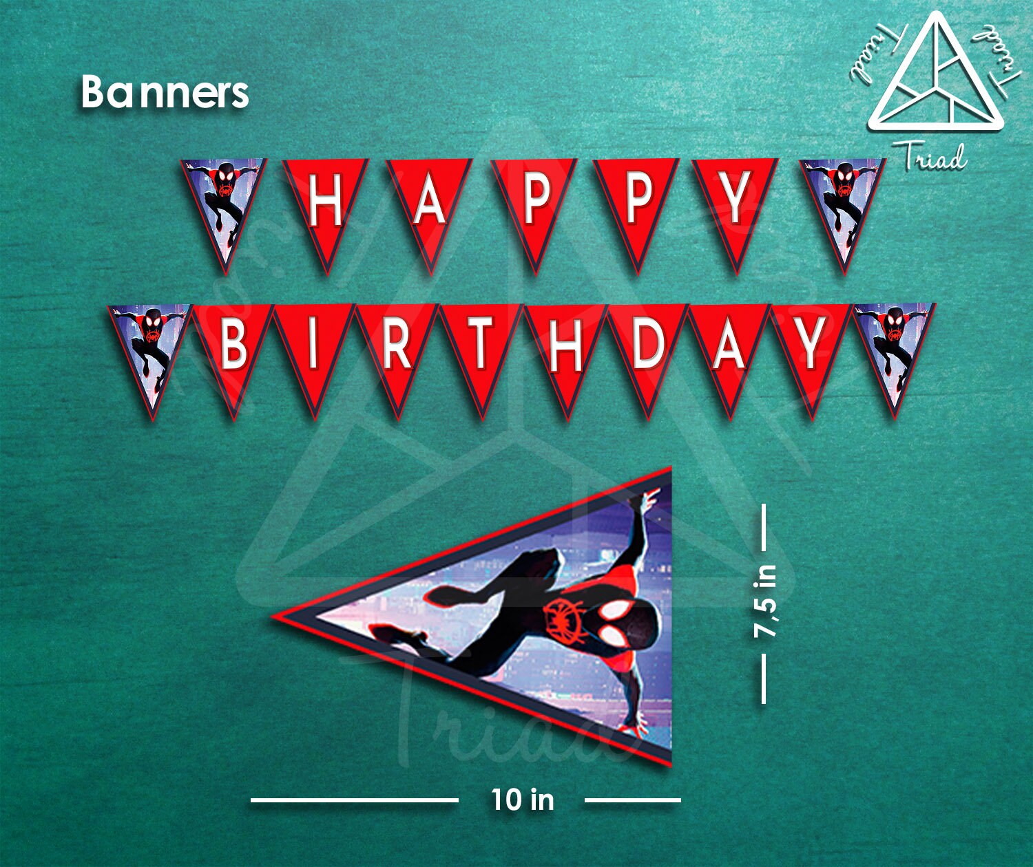 Spider-man Into the Spider-verse Printable Party Set, Party Kit, Spider ...