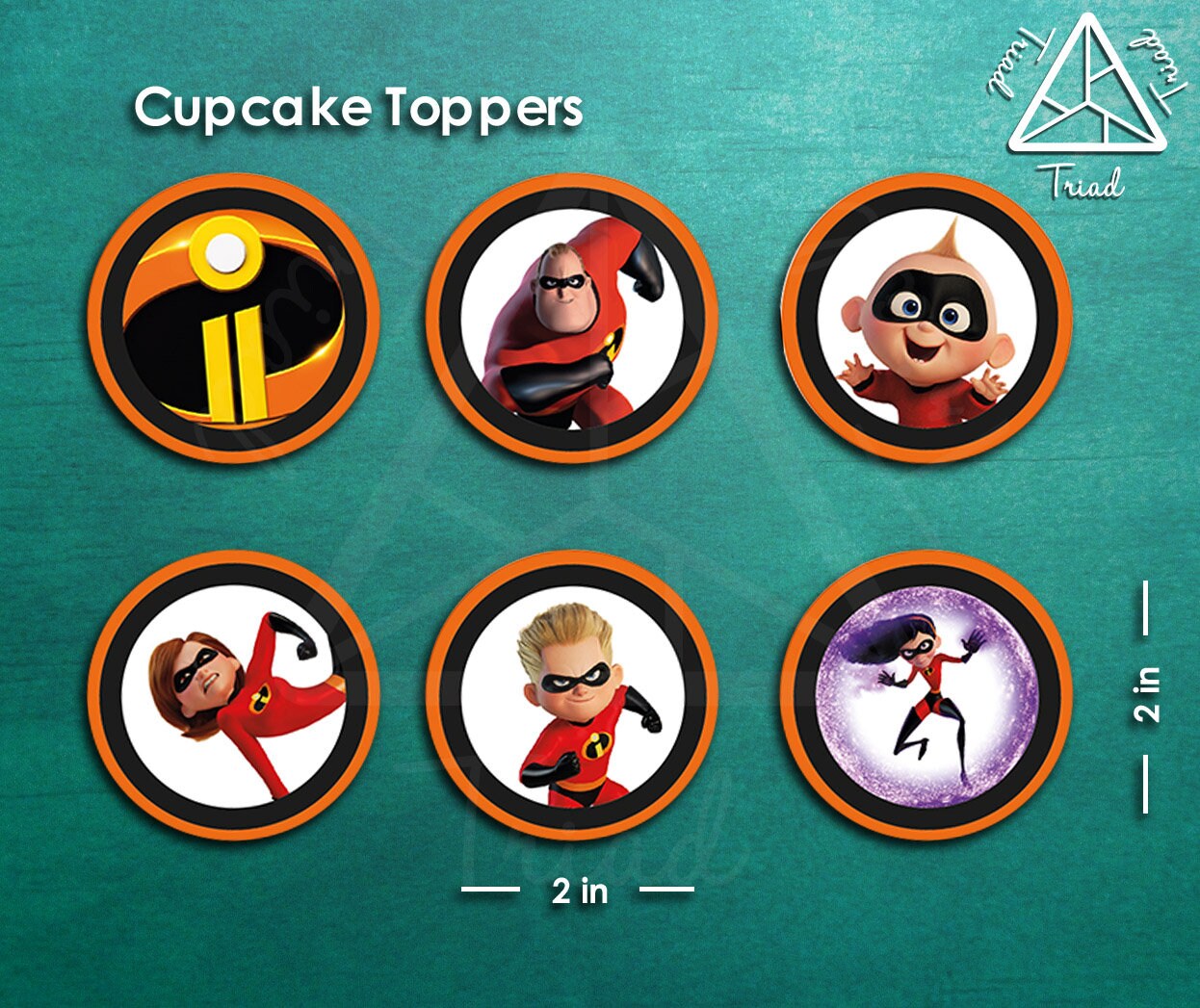 The Incredibles 2 Printable Party Set, Party Kit, the Incredibles ...