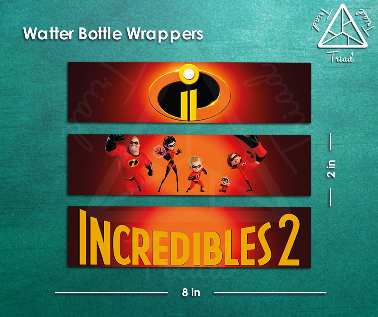 The Incredibles 2 Printable Party Set, Party Kit, the Incredibles ...