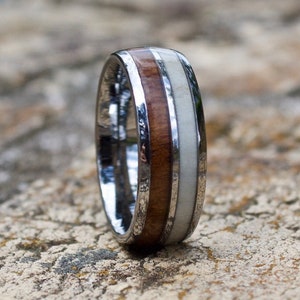Antler Ring, Mens Antler Ring, Antler Wedding Band, Mens Wedding Band, Mens Wooden Ring, Wedding Band, Wood Ring, Wedding Band Mens