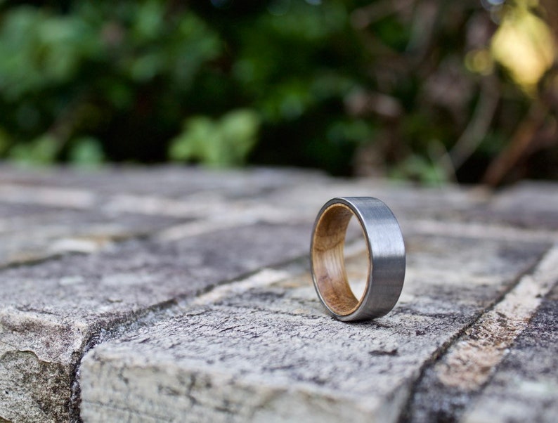 Mens Ring FREE Shipping Wooden Ring Wood Wedding Ring Wood Band Whiskey Barrel Ring Wood Wedding Band Mens Wooden Ring Wood Ring