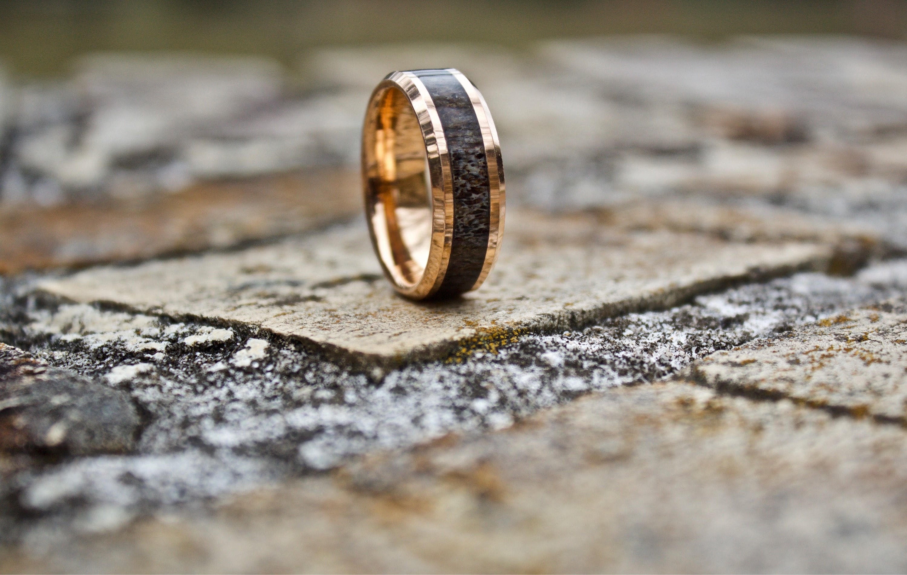 antler wedding bands        <h3 class=