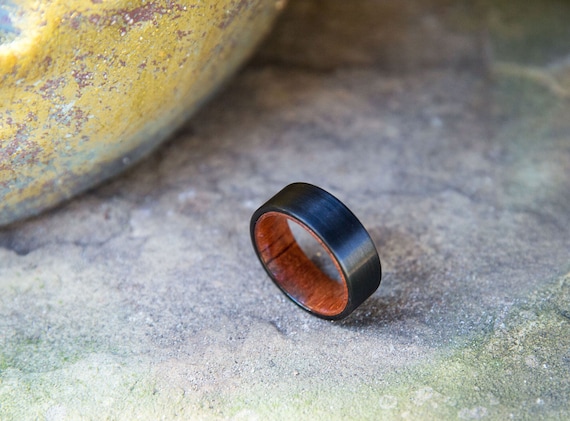 Etsy mens shop wood wedding band