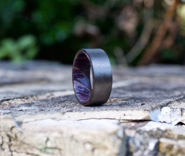 Lados Walnut Comfort Fit Sterling Silver Wood Ring | Naturaleza Organic  Jewelry & Wood – Naturaleza Organic Jewelry & Wood Rings
