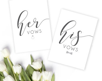 Wedding Vow Booklet - White Shimmer