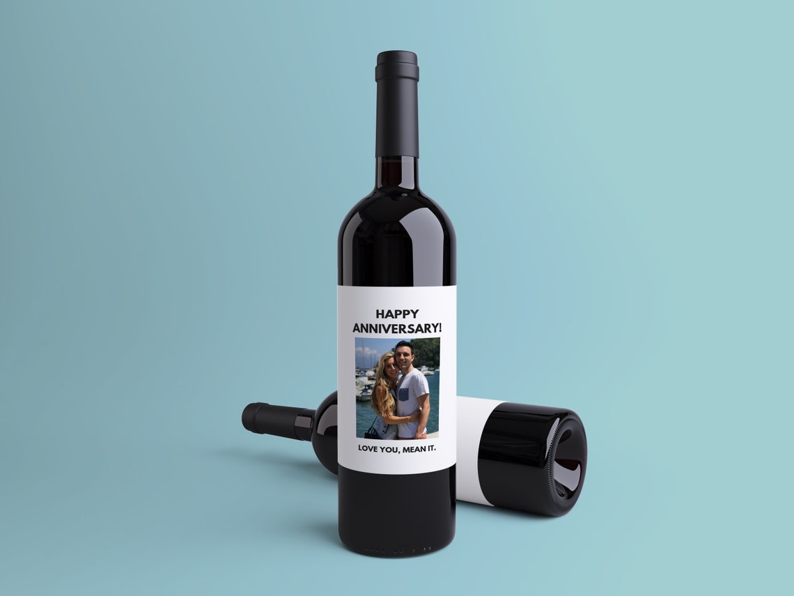 CUSTOM WINE LABEL Wine Labels Personalized Gift Etsy