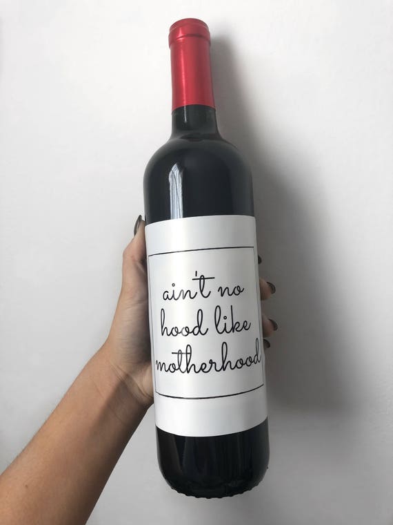 Non Cappa No Cappa Come Etichette Di Vino Maternita Etsy