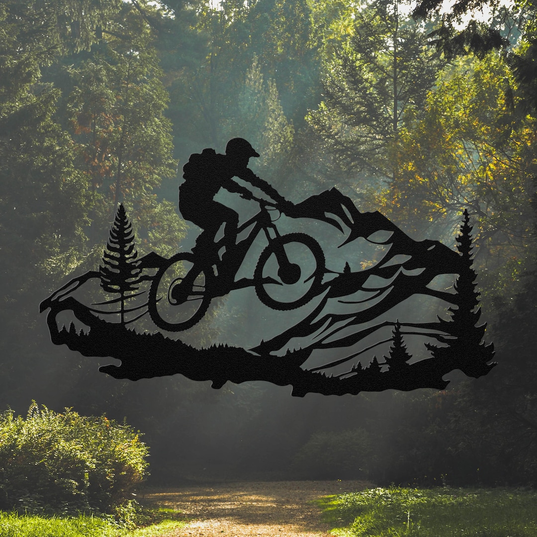 Extreme Sports Mountain Bike Wall Art Decor