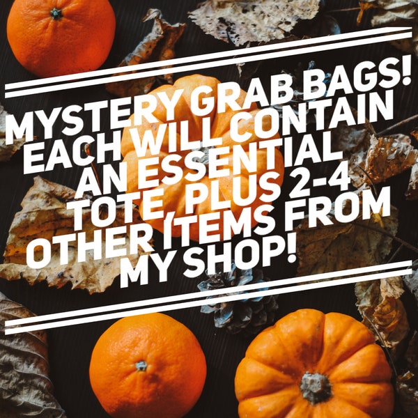 Mystery Grab Bags | Halloween/Fall Prints | Suprise Fun Items | Easy Giftable | Assorted Handmade Items