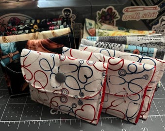 Snap Coin Pouch, Small Pouch, Tiny Pocket Pal, AirPod holder, Teeny Soft Padded Pouch, Coin Purse, Change Purse, Stocking Stuffer, Easy Gift