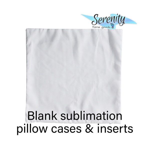 Sublimate Pillow Case | 16x16 Peach Accent Skin Pillow Sublimation Blanks | Pillowcase with insert | Sublimation pillow | Throw Pillows