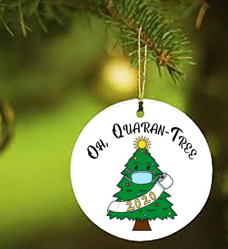 2020 Christmas Ornaments Quarantine Gift Oh Quarantree Etsy