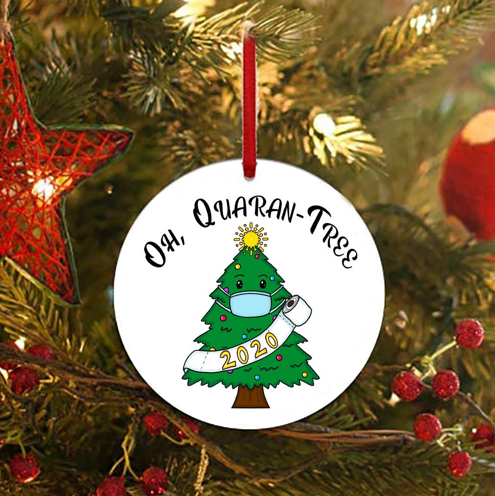 2020 Christmas Ornaments Quarantine Gift Oh Quarantree Etsy