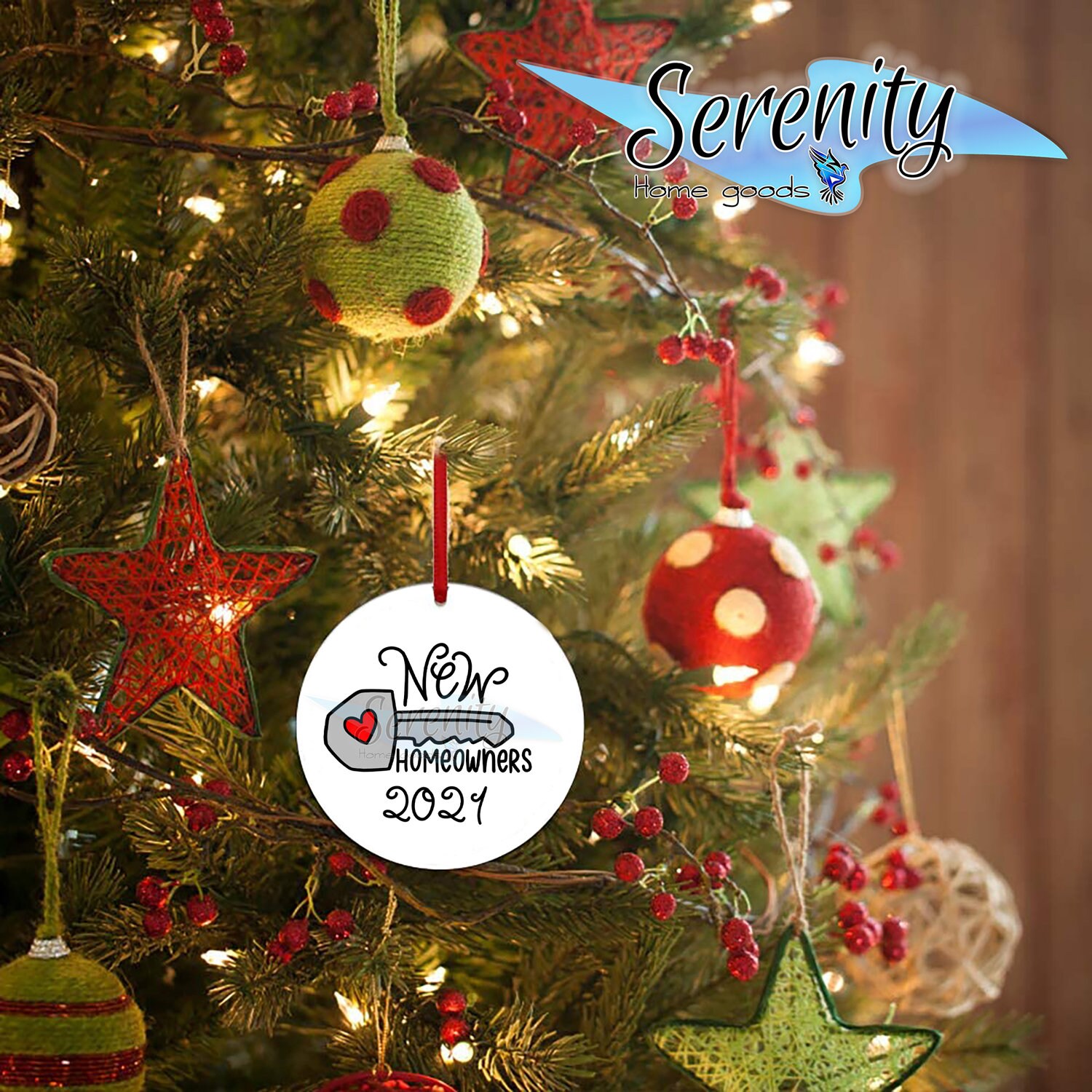 2021 Christmas Ornaments New Homeowners Gift Holiday XMAS Etsy