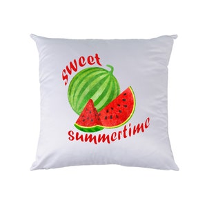 Sweet Summertime Watermelon | Decorative Pillows | Country Rustic House Decoration | Home Decor | Summer Fruit