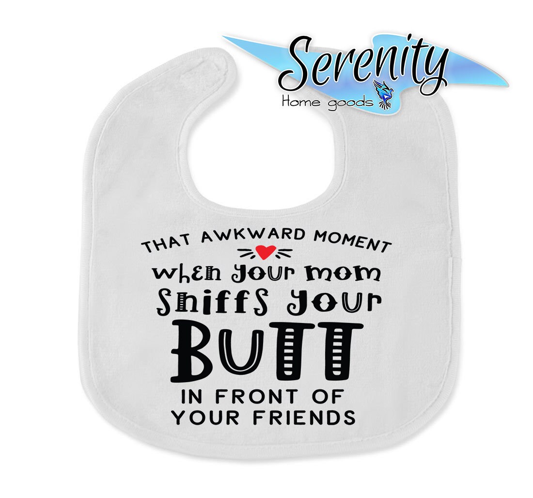 Baby Bib Gift Feeding Bib Closure Gift Funny Check Diaper Car Diaper Change  Meme