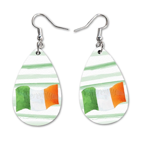 Leprechaun St. Patricks Day Earrings