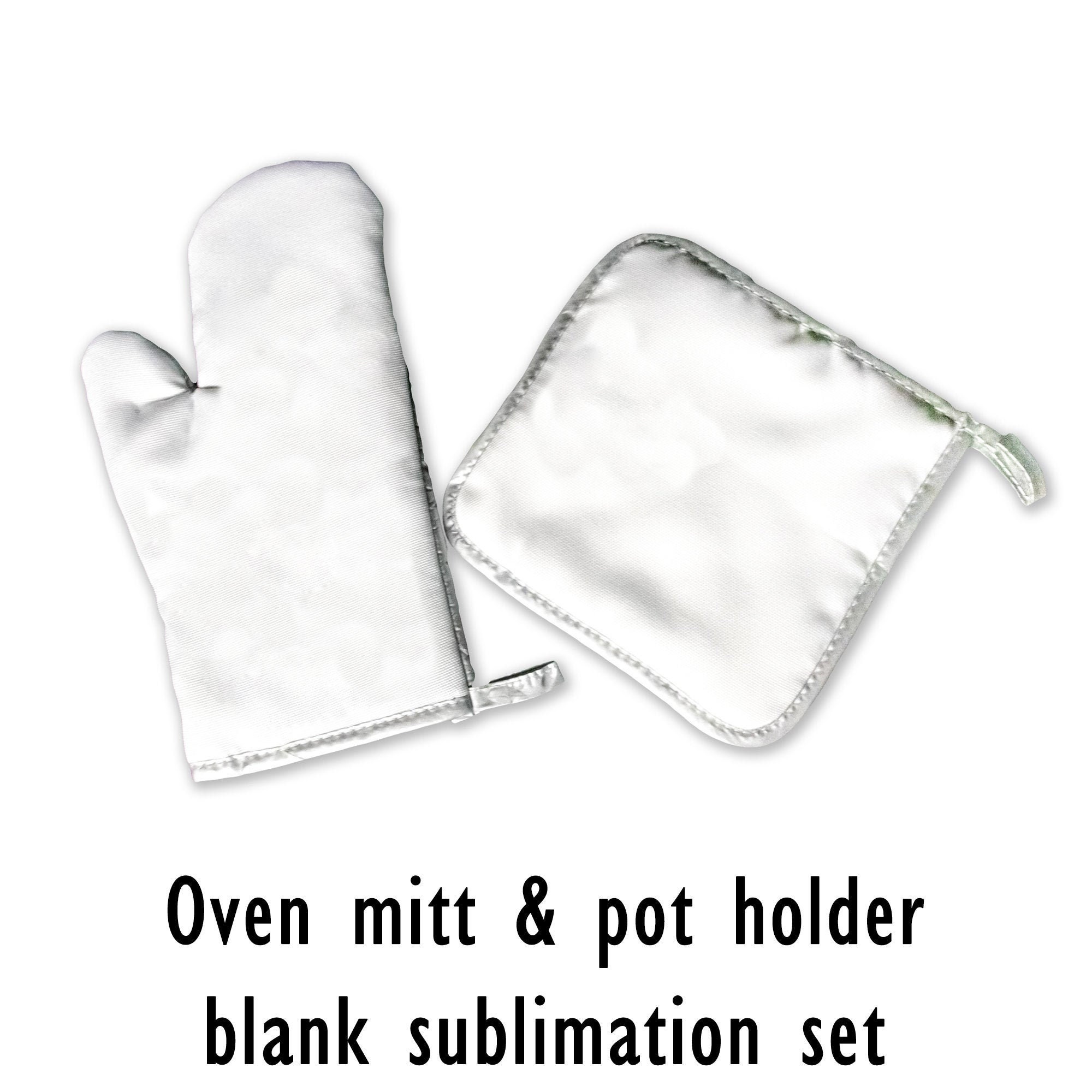 Sublimation Blank Oven Mitts Set Gloves And Sublimation Blank Pot