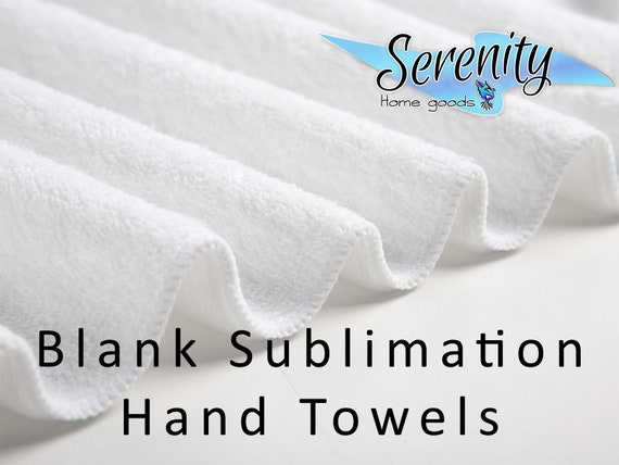 Sublimation Towels for Heat Transfer Press Blanks Bath Kitchen Hand Towel  Sublimate 16x23 Terry Cloth Towel Pack of 10 