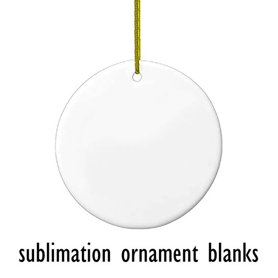 Sublimation Ceramic Ornaments Sublimation Ornament Blanks Bulk